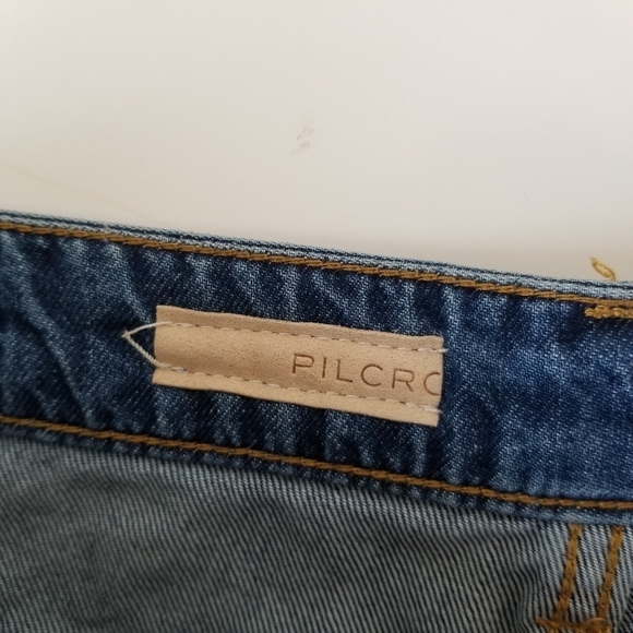 NWT Anthropologie Pilcro The Low-Slung Cut Off Denim Shorts Button Up Size 26P - Picture 6 of 12